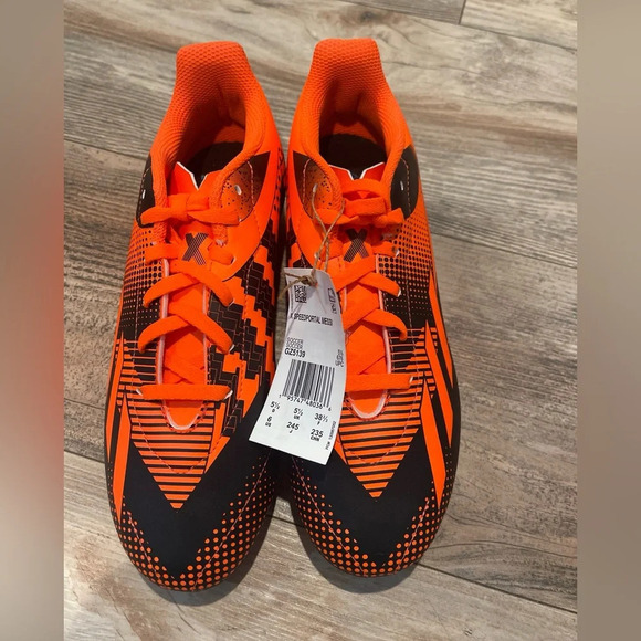 Adidas X Speedportal Messi .4 Size 5.5 Youth Soccer Cleats Orange Black GZ5139 - Picture 2 of 5